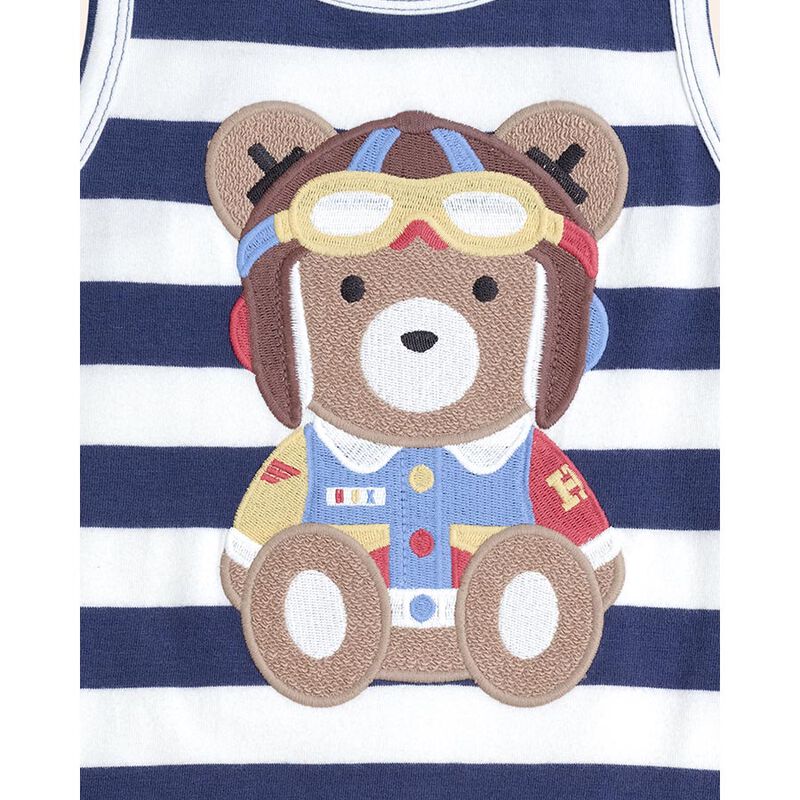 Huxbaby Pilot Huxbear Romper image number 3